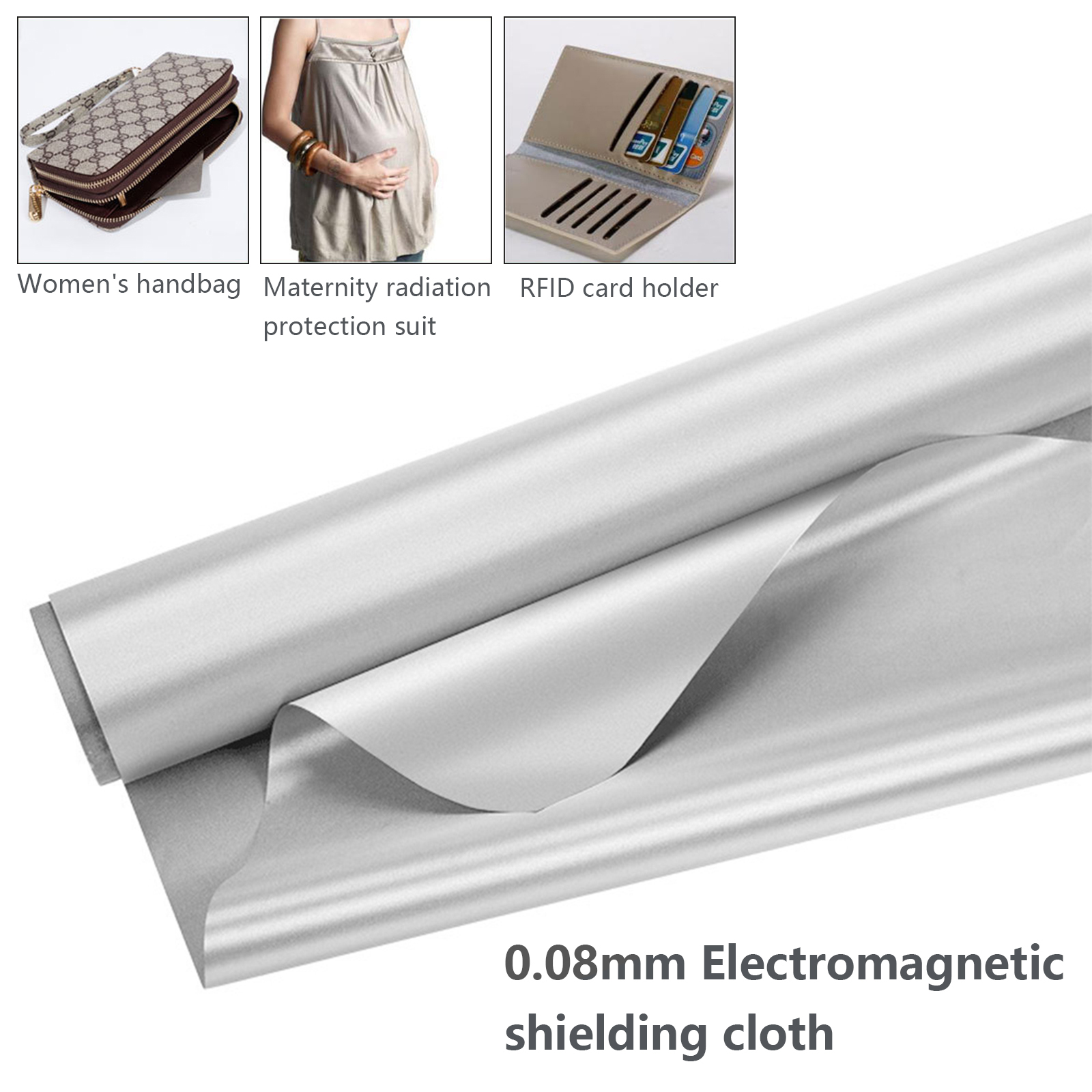 Stuffygreenus Faraday Fabric, EMF RFID Shielding-Block, Stuffygreenus  Faraday Cloth EMF Protection Fabric Clothing (thk. 0.08mm) 